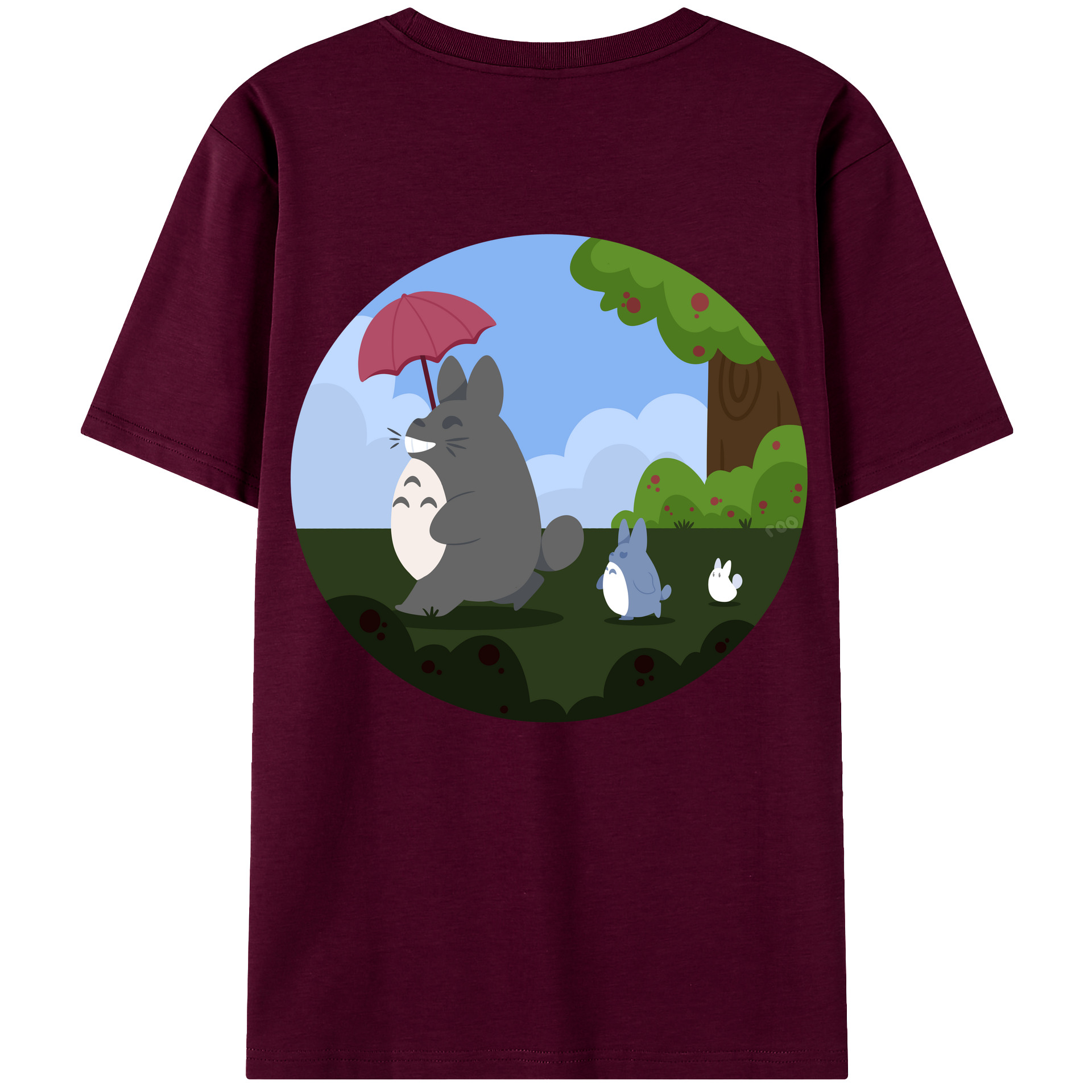 （画像用） となりのトトロ 草壁メイ 草壁サツキ My Neighbor Totoro Satsuki Kusakabe Mei Kusakabe レディース半袖Tシャツ(バックプリント)